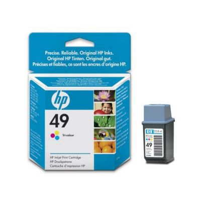 HP 51649AE (49) Renkli Orjinal Kartuş - Deskjet 350 (T2882) - 1