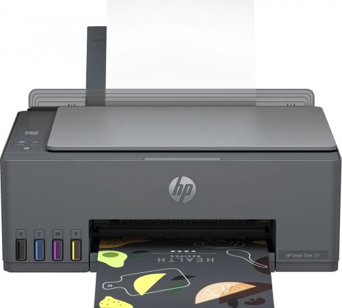 HP 4A8D4A Smart Tank 581 Wi-Fi + Tarayıcı + Fotokopi Renkli Çok Fonksiyonlu Tanklı Yazıcı - 1