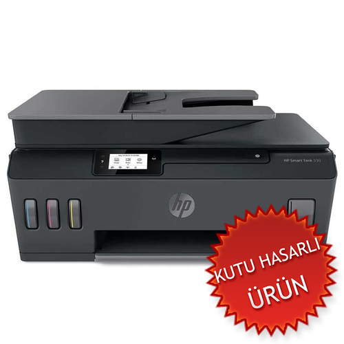 HP 4SB24A Smart Tank 530 Wi-Fi + Tarayıcı + Fotokopi Renkli Çok Fonksiyonlu Tanklı Yazıcı (C) - 1