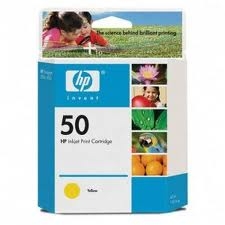 HP 51650YE (50) Yellow Original Cartridge - DesignJet 650C