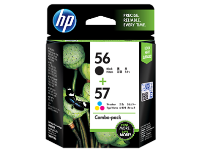 HP CC629AA (56-57) Black And Color Dual Pack Original Cartridge - Deskjet 450 