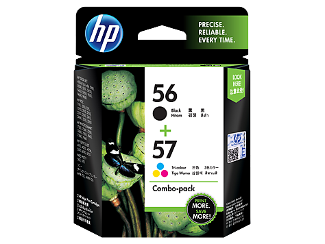 HP CC629AA (56-57) Black And Color Dual Pack Original Cartridge - Deskjet 450 - 1