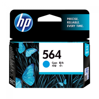 HP CB318WA (564) Cyan Original Cartridge - Deskjet 3070A 