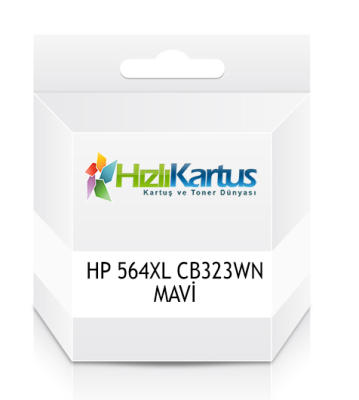HP - HP CB323WN (564XL) Mavi Muadil Kartuş - DeskJet 3070A (T10613)