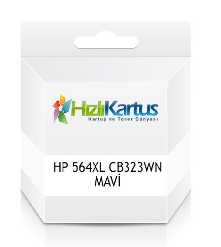 HP CB323WN (564XL) Mavi Muadil Kartuş - DeskJet 3070A (T10613) - 1