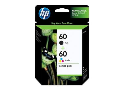 HP CN067A (60+60) Black & Color Original Dual Pack Cartridge - DeskJet D1660 