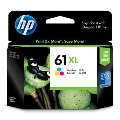 HP CH564WA (61XL) Color Original Cartridge High Capacity - Deskjet 1000 - 1