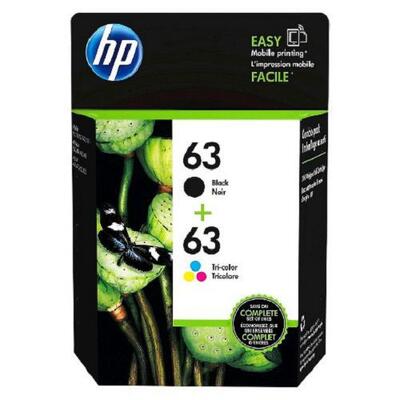 HP L0R46A (63+63) Black Color Dual Pack Original Cartridge - DeskJet 1112 / 2130 