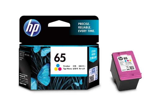 HP 65 (N9K01AA) Color Original Cartridge - DeskJet 2620 / 2623 - 1