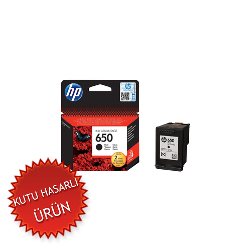 HP CZ101A (650) Black Original Cartridge - Deskjet 2510 (Damaged Box) - 1