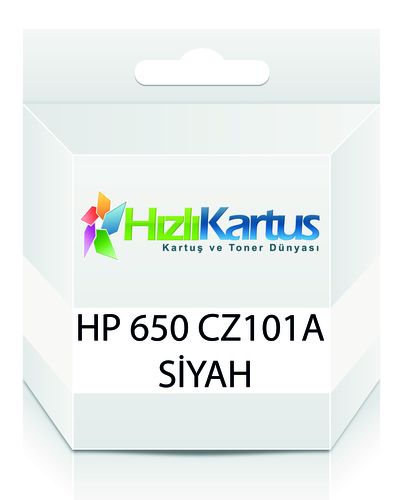 HP CZ101A (650) Siyah Muadil Kartuş - Deskjet 2510 (T10622) - 1