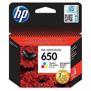 HP CZ102A (650) Renkli Orjinal Kartuş - Deskjet 2510 / 2514 (T2182) - 1