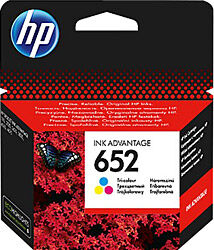 HP F6V24A (652) Color Original Cartridge - Deskjet 1115 - 2