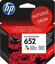 HP F6V24A (652) Color Original Cartridge - Deskjet 1115 (Wıthout Box) 