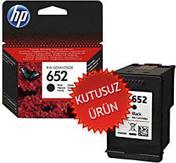 HP F6V25A (652) Black Original Cartridge - Deskjet 1115 (Wıthout Box) 