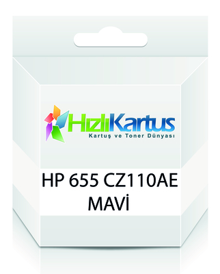 HP CZ110AE (655) Cyan Compatible Cartridge - Deskjet 3525 