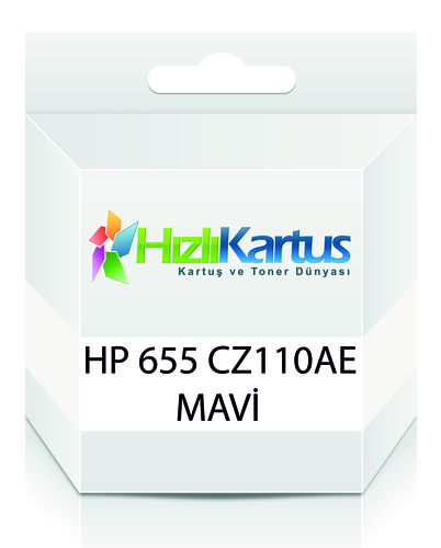 HP CZ110AE (655) Cyan Compatible Cartridge - Deskjet 3525 - 1