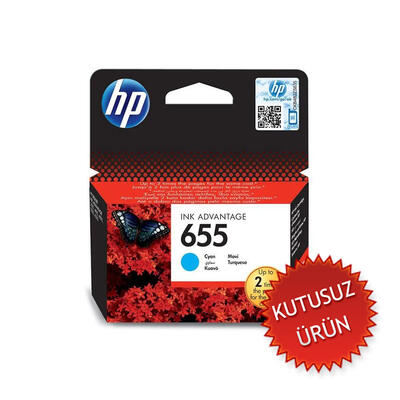 HP CZ110AE (655) Cyan Original Cartridge - Deskjet 3525 (Without Box) 