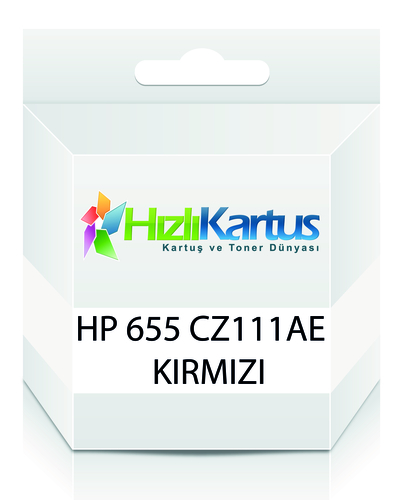 HP CZ111AE (655) Kırmızı Muadil Kartuş - Deskjet 3525 (T16798) - 1