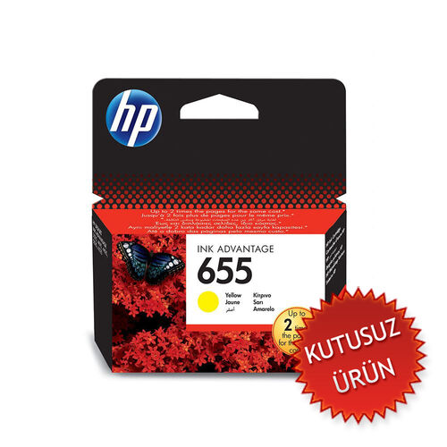 HP CZ112AE (655) Sarı Orjinal Kartuş - Deskjet 3525 (U) (T15037) - 1