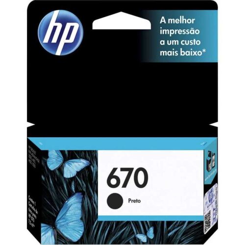 HP CZ113A (670) Siyah Orjinal Kartuş - DeskJet 3525 (T15981) - 3