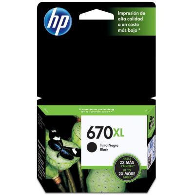 HP CZ117AB (670XL) Siyah Orjinal Kartuş Yüksek Kapasite - DeskJet 3525 (T1835) - 2