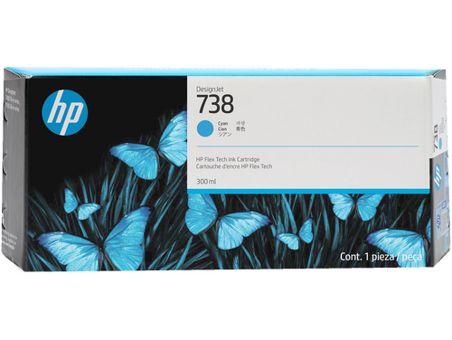 HP 676M6A (738) Cyan Original Cartridge - DesignJet T850 / T950