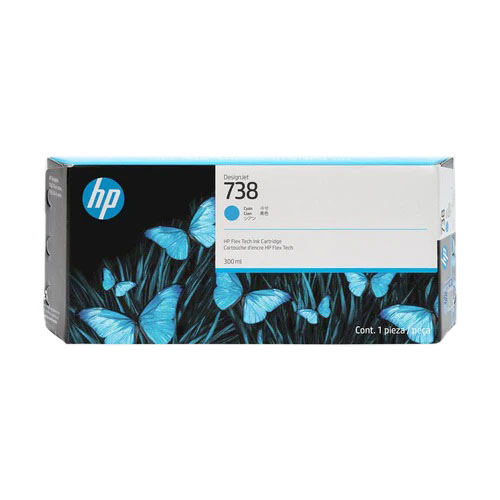 HP 676M9A (738M) Cyan Original Cartridge - DesignJet T850 / T950