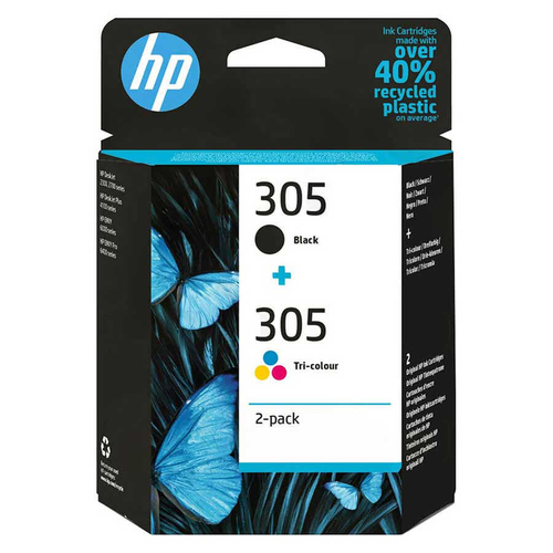 HP 6ZD17AE (305) Black+Color Dual Pack Original Cartridge - DeskJet 2710