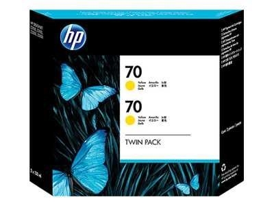 HP CB345A (70) Sarı Orjinal Kartuş 2liPaket - Designjet Z2100 (T2775) - 1