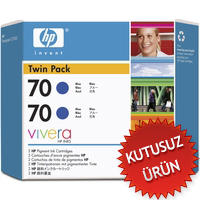 HP CB349A (70) Blue Orginal Cartridge - Designjet Z2100 (Without Box) 