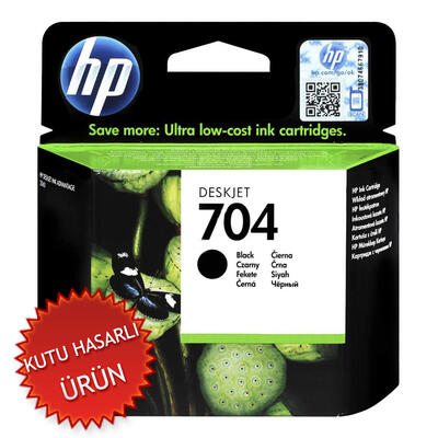 HP CN692A (704) Black Original Cartridg- Deskjet 2060 (Damaged Box) 