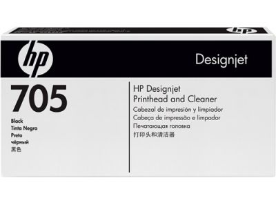 HP CD953A (705) Siyah Orjinal Baskı Kafası ve Temizleyicisi - DesignJet 5100 (T1535) - 1