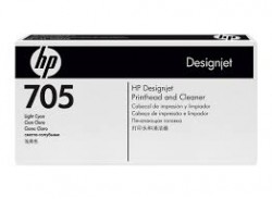 HP CD957A (705) Açık Mavi Orjinal Baskı Kafası ve Temizleyici - DesignJet 5100 (T1532) - 1