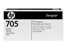 HP CD957A (705) Açık Mavi Orjinal Baskı Kafası ve Temizleyici - DesignJet 5100 (T1532) - 2