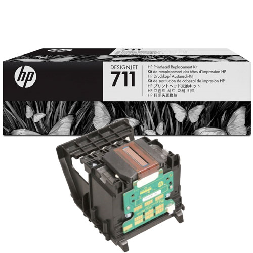 HP C1Q10A (711) Printhead Replacement Set - Designjet T120 - 1