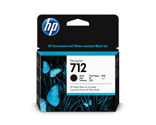 HP 3ED71A (712) Black Original Cartridge High Capacity - DesignJet T650 - 1