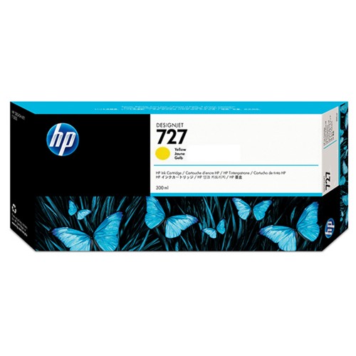 HP F9J78A (727) Yellow Original Cartridge - T920 / T1500 - 1