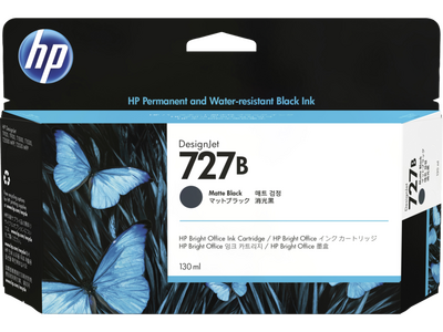 HP 727B (3WX13A) Matte Black Original Cartridge - DesignJet T1500 - 1