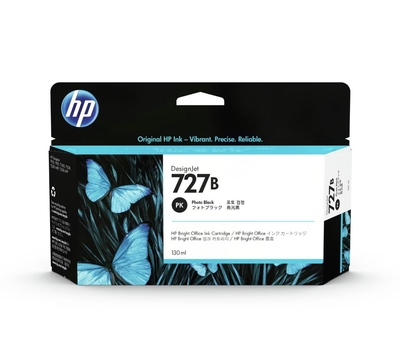 HP - HP 727B (3WX14A) Fotoğraf Siyahı Orjinal Kartuş - DesignJet T1500