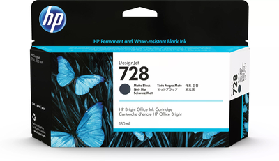 HP 3WX25A (728) Matte Black Original Cartridge - T730 / T830 