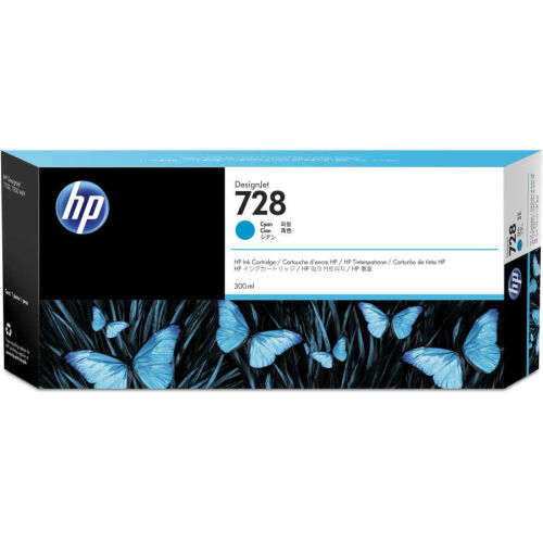 HP F9K17A (728) Cyan Original Cartridge - T730 / T830 - 2