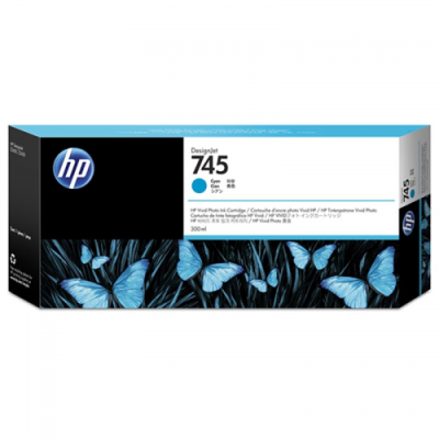 HP F9K03A (745) Cyan Original Cartridge - Z2600 / Z5600 