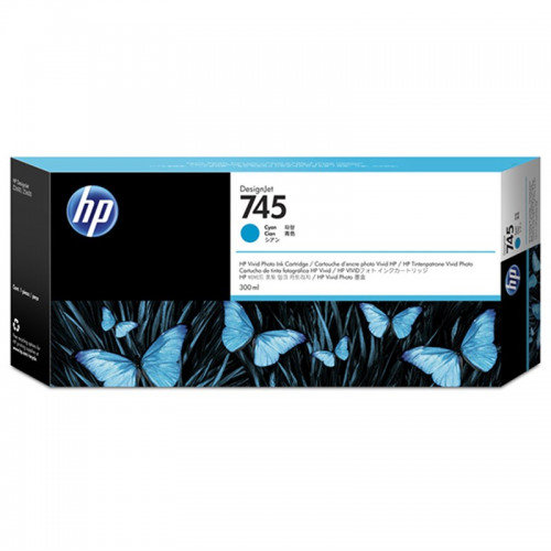 HP F9K03A (745) Cyan Original Cartridge - Z2600 / Z5600 - 2