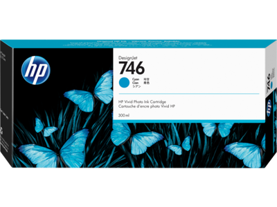 HP P2V80A (746) Cyan Original Cartridge - DesignJet Z6 / Z9+dr - 1