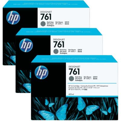 HP CR274A (761) 3lü Paket Koyu Gri Orjinal Kartuş - Designjet T7100 (T1688) - 1