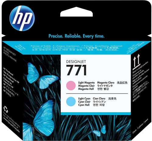 HP CE019A (771) Açık Kırmızı-Açık Mavi Orjinal Kafa Kartuşu - DesignJet Z6200 (T1210) - 1