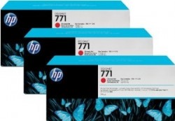 HP CR251A (771) 3Pk Chromatic Red Original Cartridge - DesignJet Z6200 