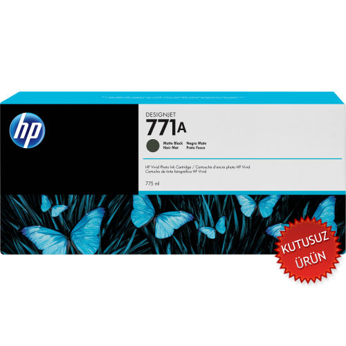 HP B6Y15A (771A) Mat Siyah Orjinal Kartuş - DesignJet Z6200 (U) (T8012) - 1