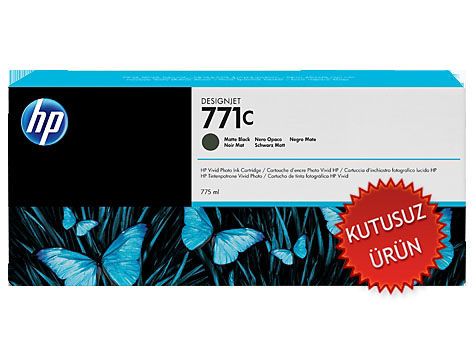 HP B6Y07A (771C) Mat Siyah Plotter Kartuşu - DesignJet Z6200 (U) (T8715) - 1